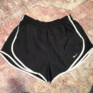 Nike Dri-FIT Black Women's Athletic Running Shorts 3" Inseam Elastic Waist